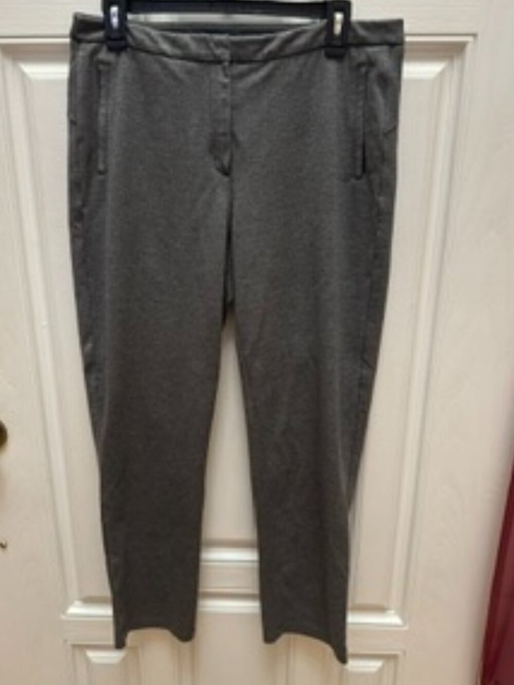 Lululemon On The Move Ponte Pants Heather Core Gray Ankle Pants Women's Size 10